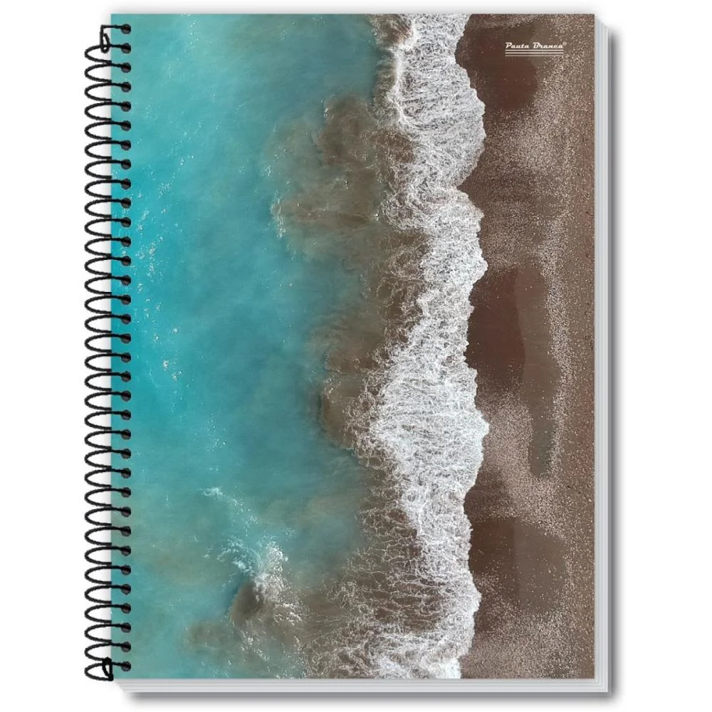 Caderno Espiral 1/4 Capa Dura New 96Fls. Pauta Branca (Pct.c/05) - imagem 2