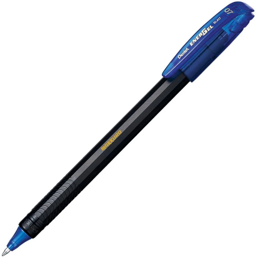 Caneta Gel Energel Makkuro 0,7 Azul Pentel (Cx.c/12) - imagem 2
