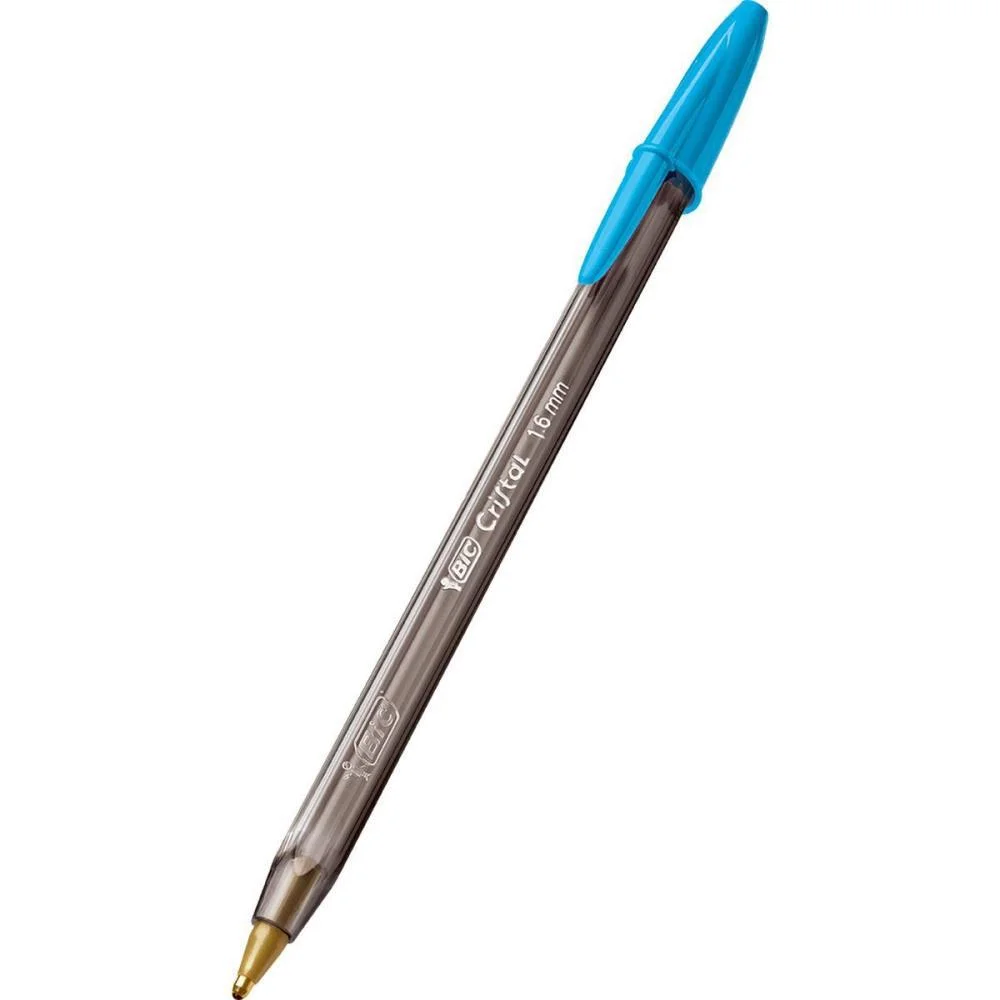 Caneta Esferografica Cristal Bold Fashion Az. Turqu Bic (Cx.c/12) - imagem 4