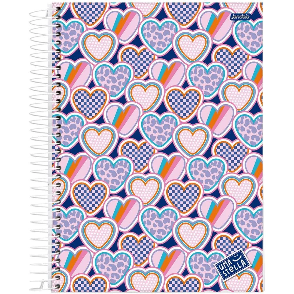 Caderno Espiral 1/4 Capa Dura Stella 80Fls. Jandaia (Pct.c/05) - imagem 4