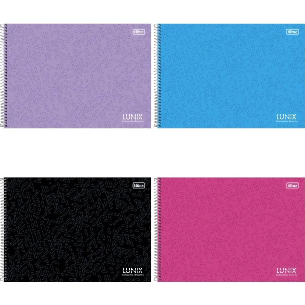 Caderno Desenho Univ Capa Dura Lunix Espiral 60Fls. Tilibra (Pct.c/04) - imagem 2