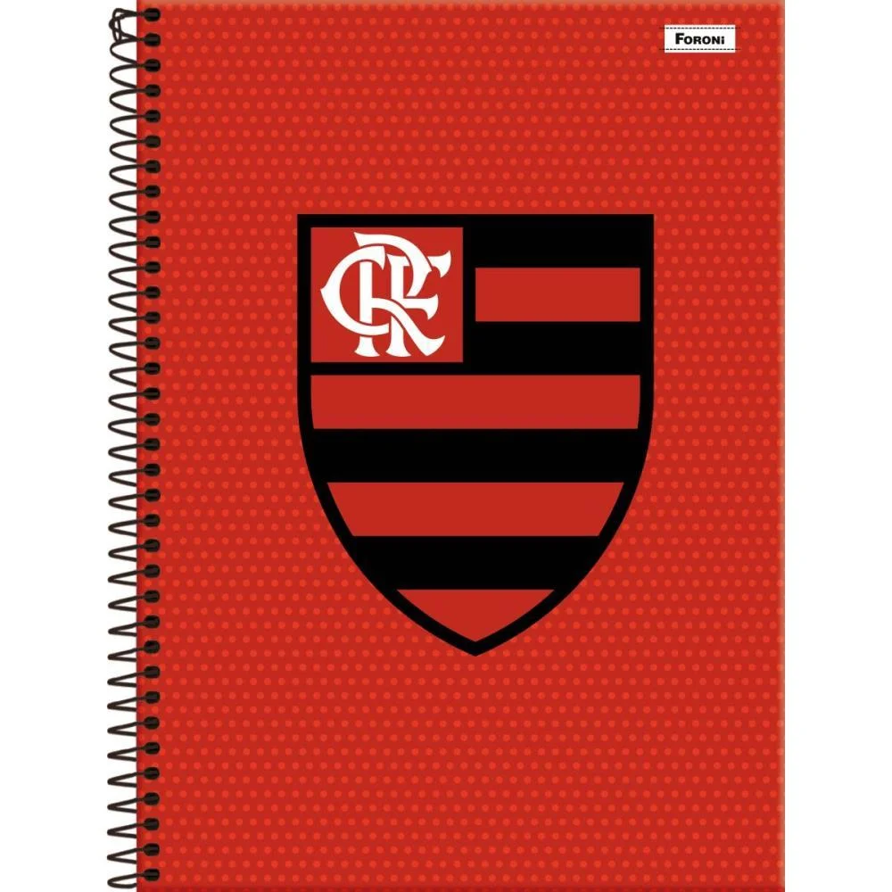 Caderno 01X1 Capa Dura Flamengo  80F Foroni (Pct.c/04) - imagem 5