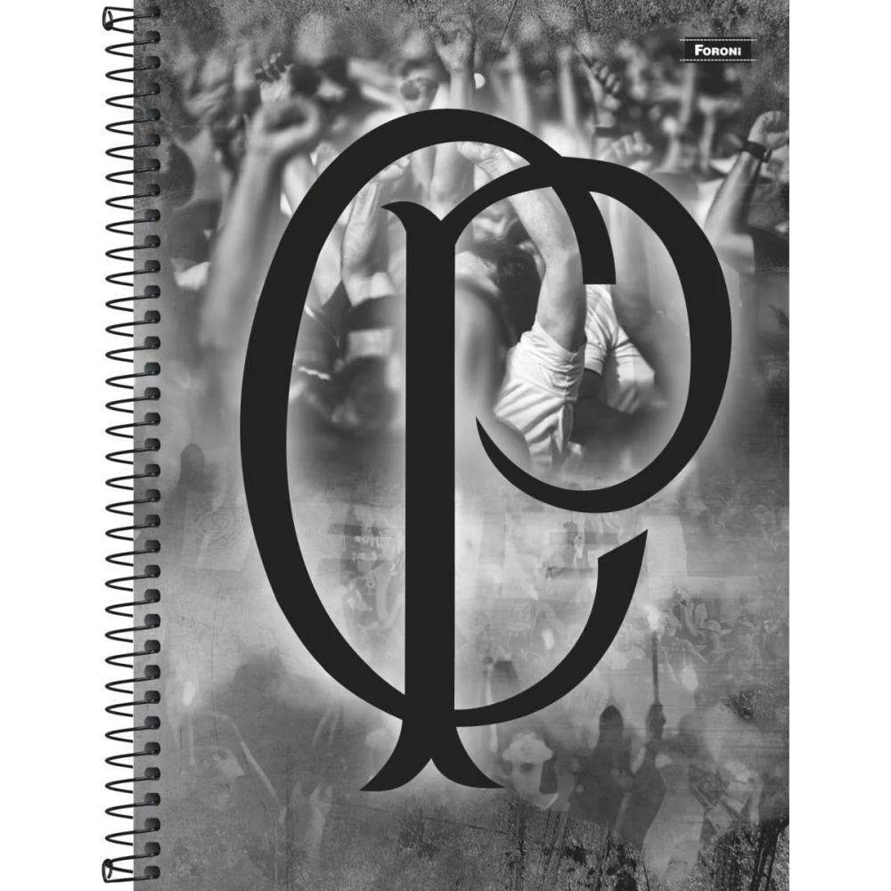 Caderno 15X1 Capa Dura Corinthians 240Fls. Foroni (Pct.c/02) - imagem 2