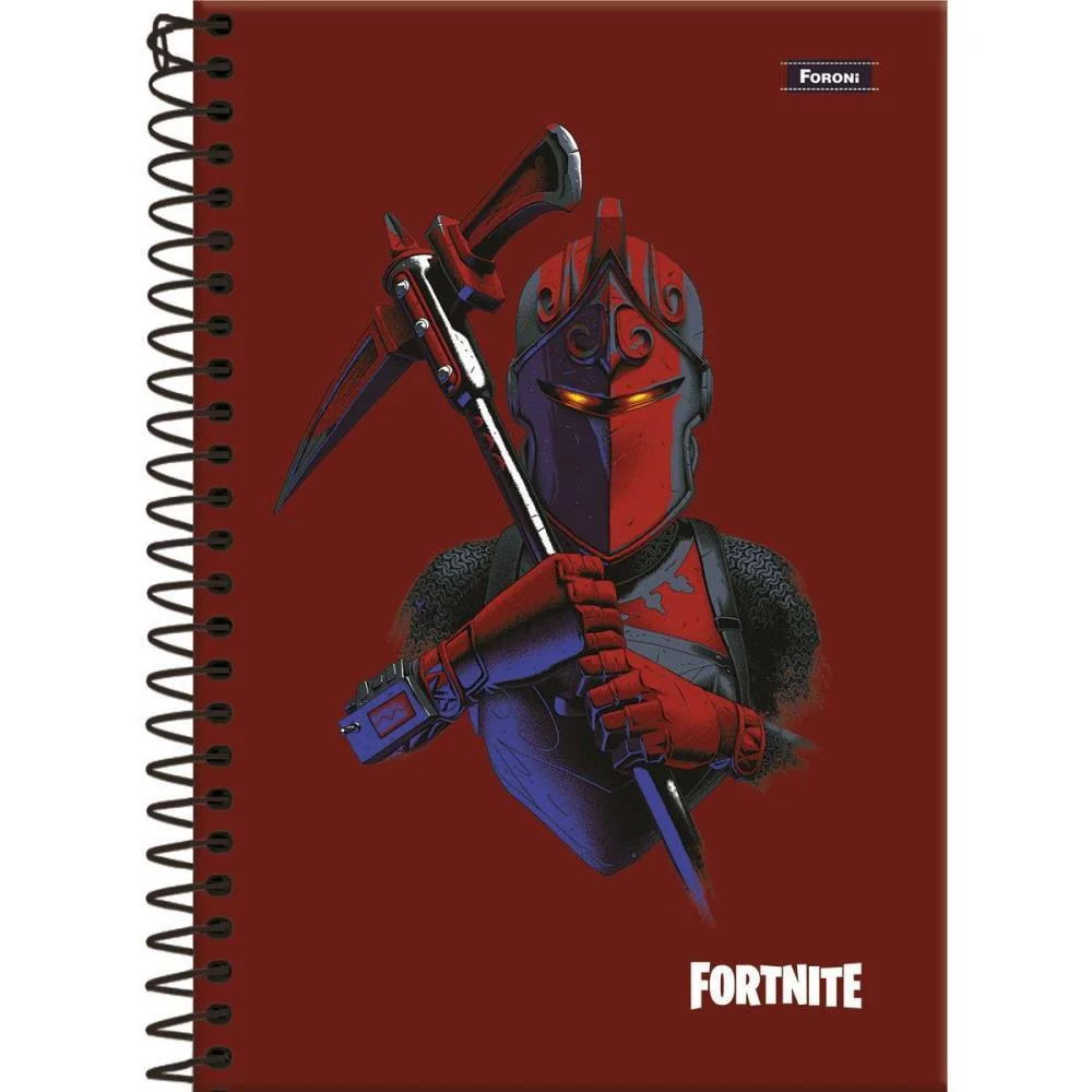 Caderno 10X1 Capa Dura Fortnite 160F Foroni (Pct.c/04) - imagem 2