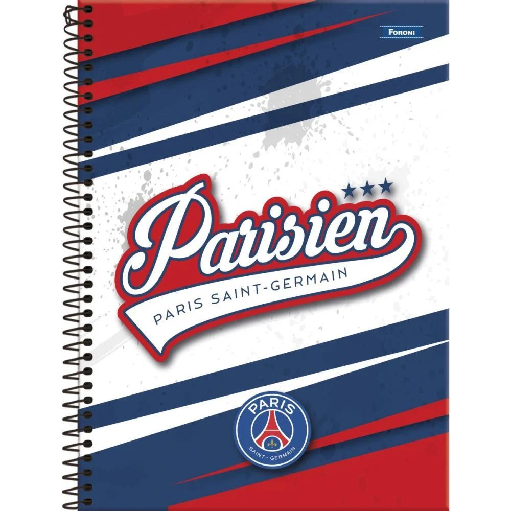 Caderno 01X1 Capa Dura Paris Saint Germain  80F Foroni (Pct.c/04) - imagem 3