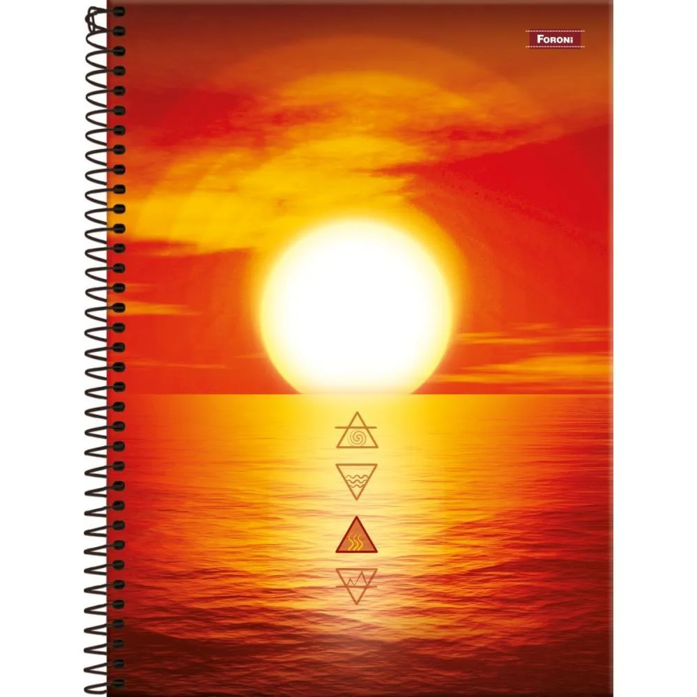 Caderno 10X1 Capa Dura 4 Elementos 160Fls. Foroni (Pct.c/04) - imagem 2