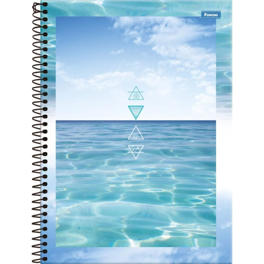 Caderno 10X1 Capa Dura 4 Elementos 160Fls. Foroni (Pct.c/04) - imagem 5