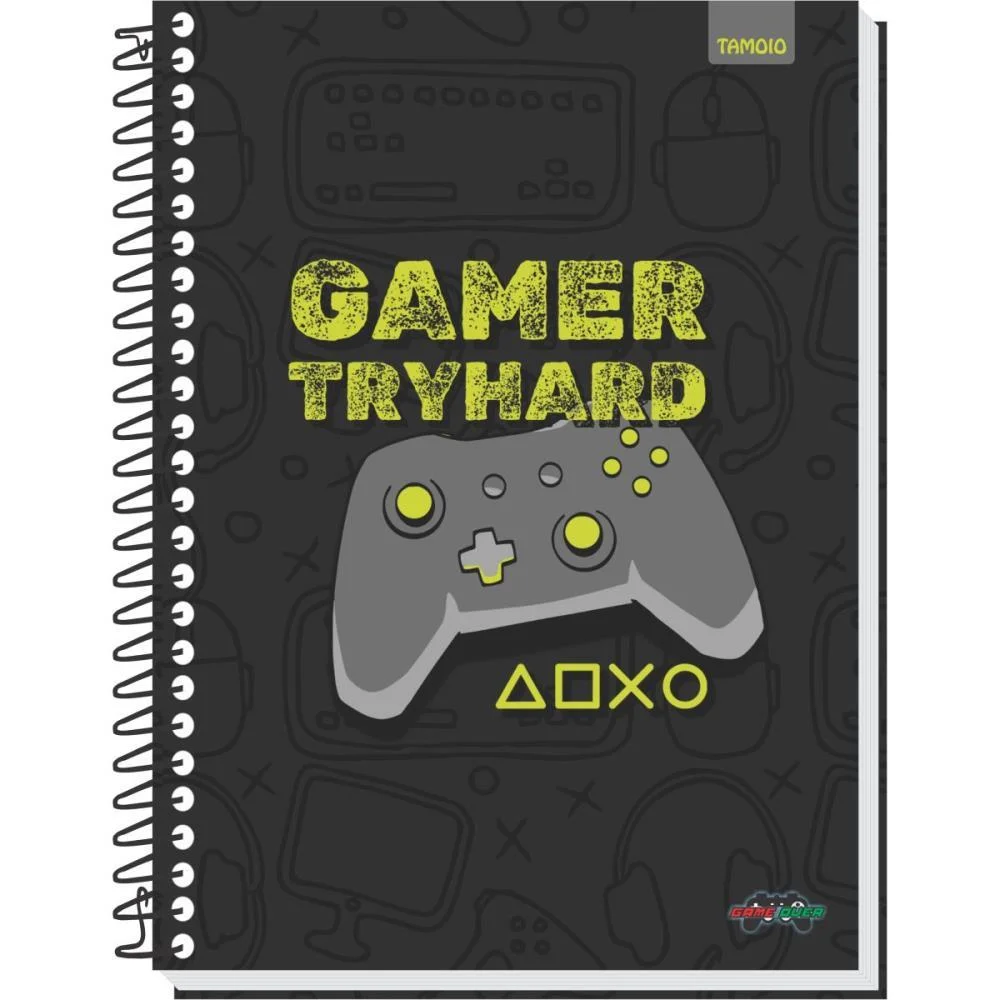 Caderno 15X1 Capa Dura Game Over 240 Folhas Tamoio (Pct.c/04) - imagem 6